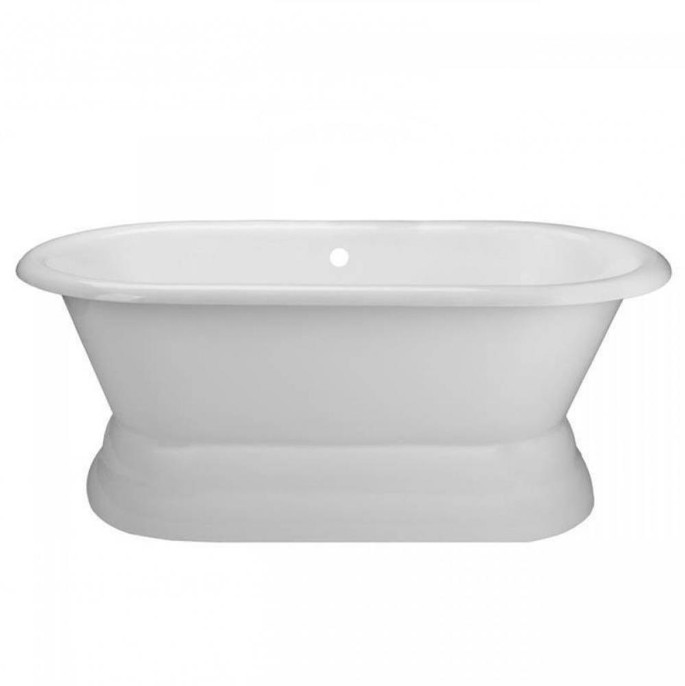 Sinclair Cast Iron Double Ended Pedestal Tub