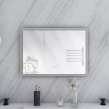 Maidstone 1-M2820D4 - 28 by 20 Inch Rectangle Lighted Mirror with Anti-Fog
