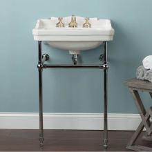 Maidstone 138-CNS82-6 - 22 Inch Metal Console Bathroom Sink - 8 Inch Centers