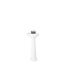 Maidstone 138-PDS20-4D - 15 Inch Pedestal Sink - 4 Inch