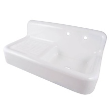 Maidstone CV-MONGO-LF - 42'' Cast Iron Sink with Drainboard