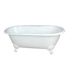 Maidstone 1201de66-7-4 - Paloma Cast Iron Double Ended Clawfoot Tub