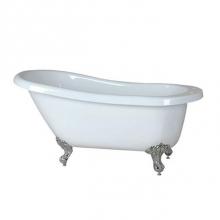Maidstone 1202sl67-0-1 - Wilshire Acrylic Slipper Clawfoot Tub