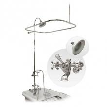 Maidstone 125-ETW1-RS1 - Tub Wall Mount Shower Kit with Classic Spout Faucet Wall Mount Shower Enclosure