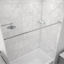 Maidstone ST0902-60-1 - Single Straight Shower Curtain Rod