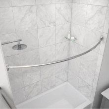 Maidstone ST0925-60-1 - Single Curved Shower Curtain Rod
