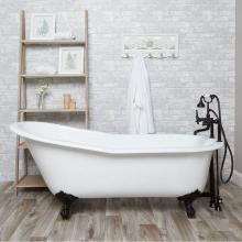 Maidstone 1201sl54-0-6 - Finn Cast Iron Slipper Tub