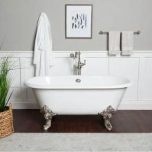 Maidstone 2201MDE-61-0-3 - Eperney Cast Iron Clawfoot Double Ended Tub - No Faucet Drilling