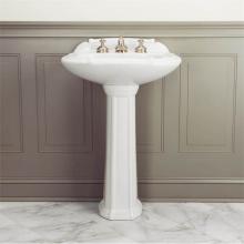 Maidstone PDS4-8D - 25 Inch Pedestal Bathroom Sink - 8 Inch Centers