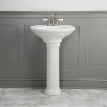 Maidstone PDS7-4D - 21 Inch Pedestal Bathroom Sink - 4 Inch Centers