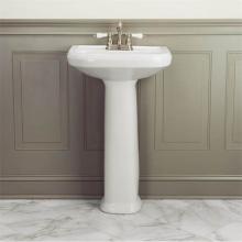 Maidstone PDS8-4D - 21 Inch Pedestal Bathroom Sink - 4 Inch Centers