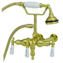 Maidstone 121-DSBW1-1PL1 - Wall Mount English Telephone Faucet - Down Spout