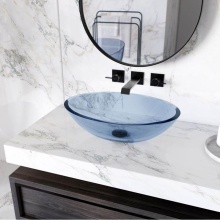 Maidstone SINK-TRANVS1-BLU - Transparent vessel sink - Blue