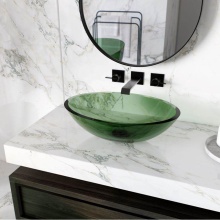 Maidstone SINK-TRANVS1-GRN - Transparent vessel sink - Green