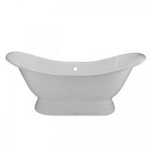 Maidstone 1201ds72-0-10 - Devinshire Cast Iron Double Ended Pedestal Tub