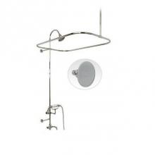 Maidstone 125-R1-SS1 - Clawfoot Tub Side Mount Shower Conversion Kit Shower Enclosure Kit