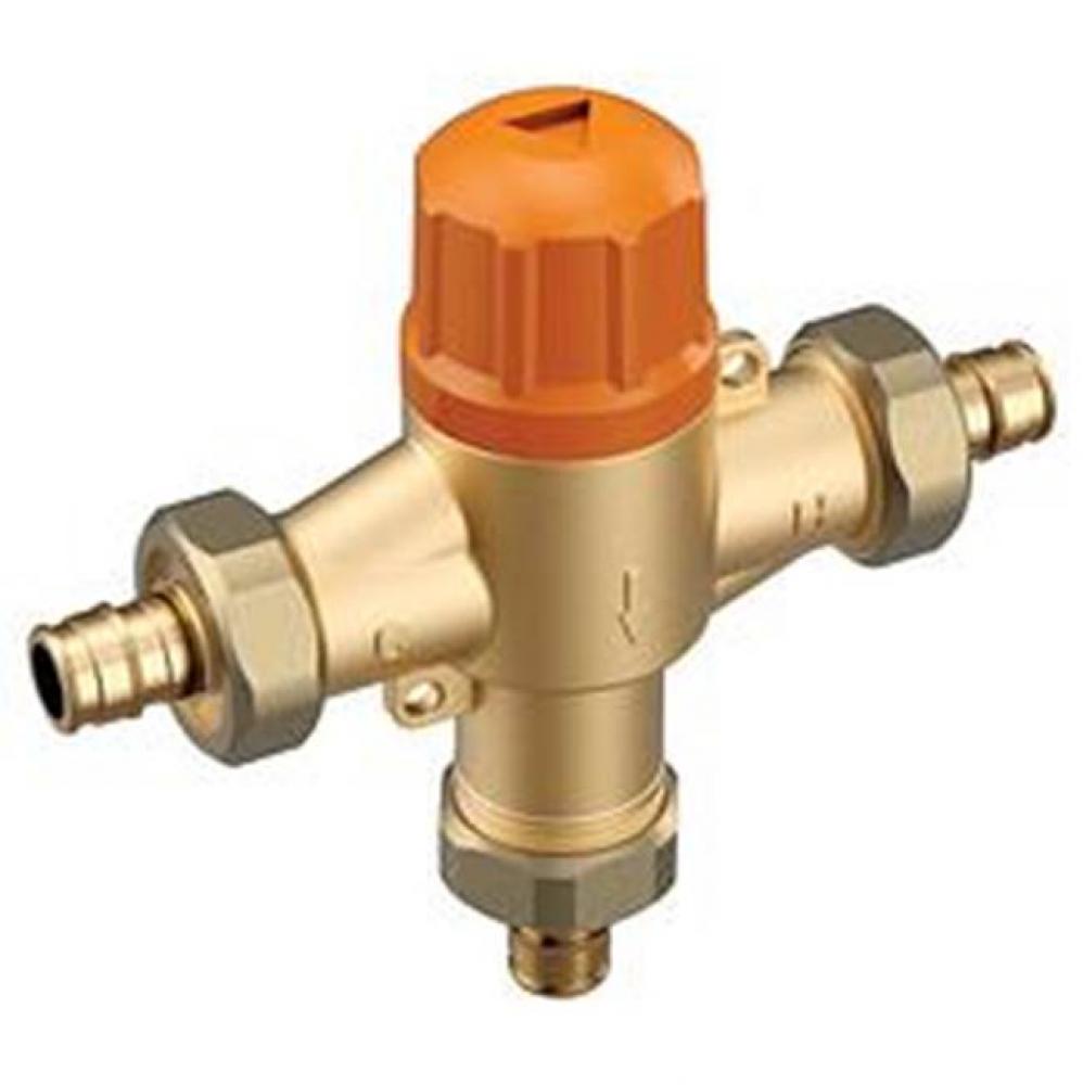 1/2'' cold expansion PEX connection includes thermostatic