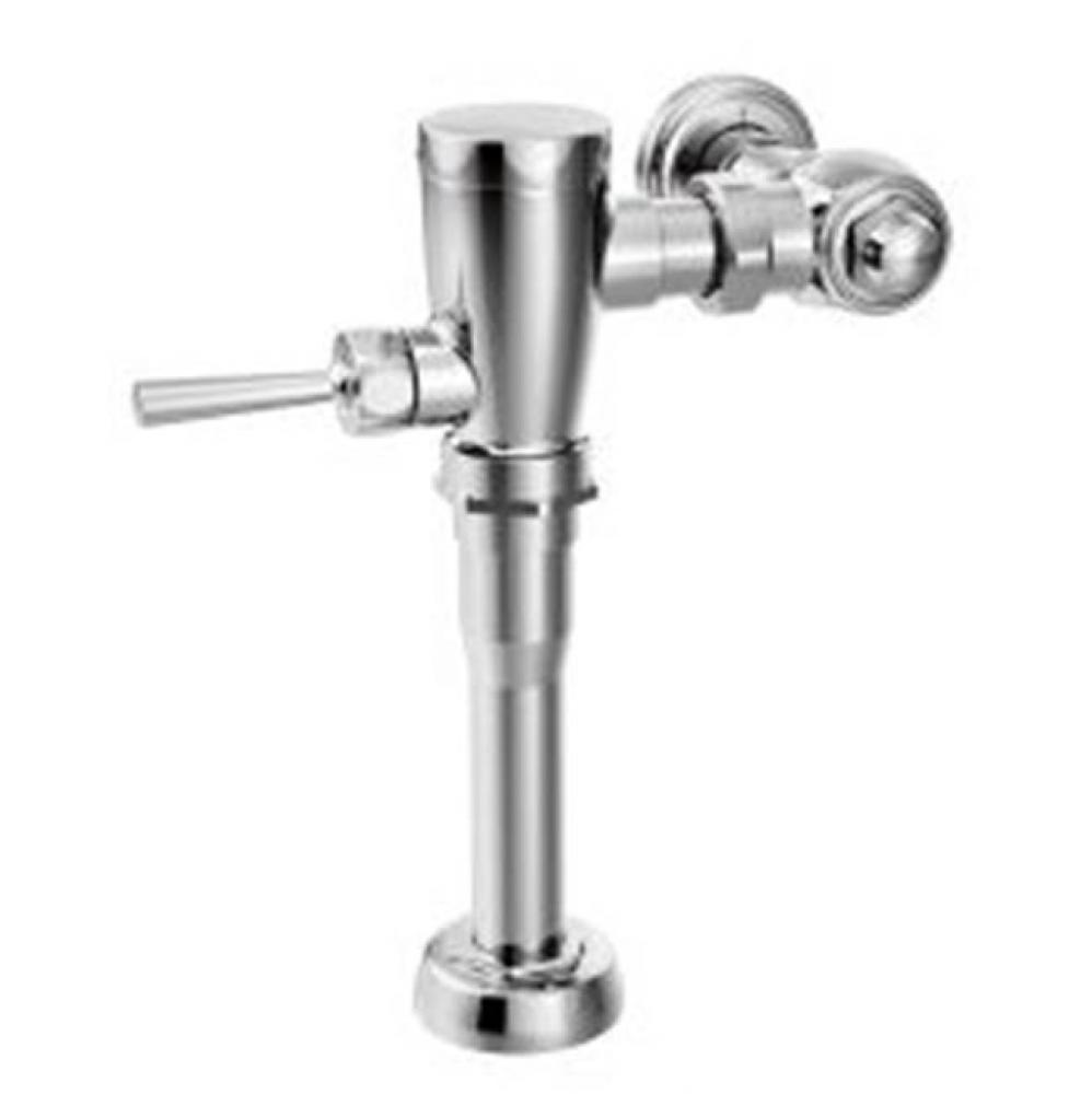 Chrome manual flush valve 1 1/4'' urinal