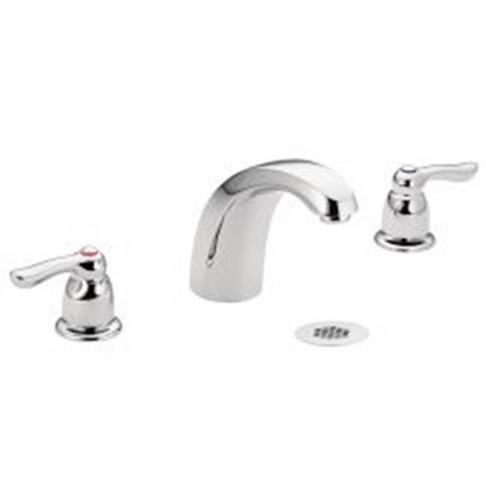 Chrome two-handle lavatory faucet