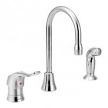 Moen Commercial 8138 - Chrome one-handle multi-purpose faucet