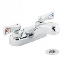 Moen Commercial 8218 - Chrome two-handle lavatory faucet