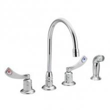 Moen Commercial 8244 - Chrome two-handle kitchen faucet