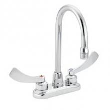 Moen Commercial 8279SMF12 - Chrome two-handle lavatory faucet