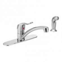 Moen Commercial 8707 - Chrome one-handle kitchen faucet