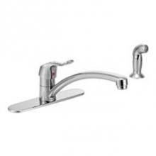 Moen Commercial 8717 - Chrome one-handle kitchen faucet