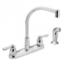 Moen Commercial 8792 - Chrome two-handle kitchen faucet