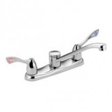 Moen Commercial 8798 - Chrome two-handle kitchen faucet