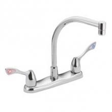 Moen Commercial 8799 - Chrome two-handle kitchen faucet