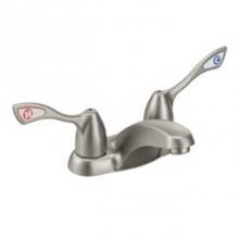 Moen Commercial 8800CBN - Classic brushed nickel two-handle lavatory faucet