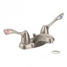 Moen Commercial 8820CBN - Classic brushed nickel two-handle lavatory faucet