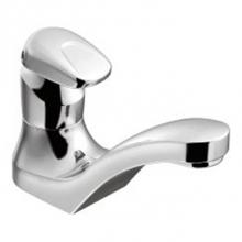 Moen Commercial 8884 - Chrome one-handle metering lavatory faucet