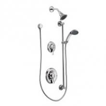 Moen Commercial T8342 - Chrome transfer Posi-Temp(R) all-metal trim kits