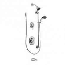 Moen Commercial T8343 - Chrome transfer Posi-Temp(R) all-metal trim kits