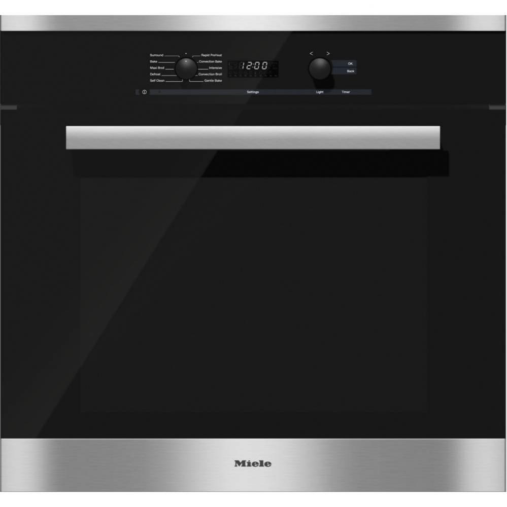 H 6280 BP - 30'' PureLine Single Oven DirectSelect (Clean Touch Steel)