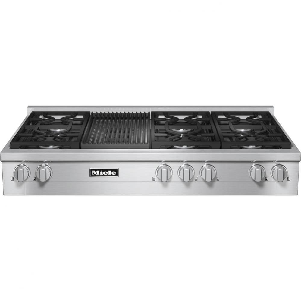 KMR 1355-1 G - 48'' Rangetop M-Pro Grill NG (Clean Touch Steel)