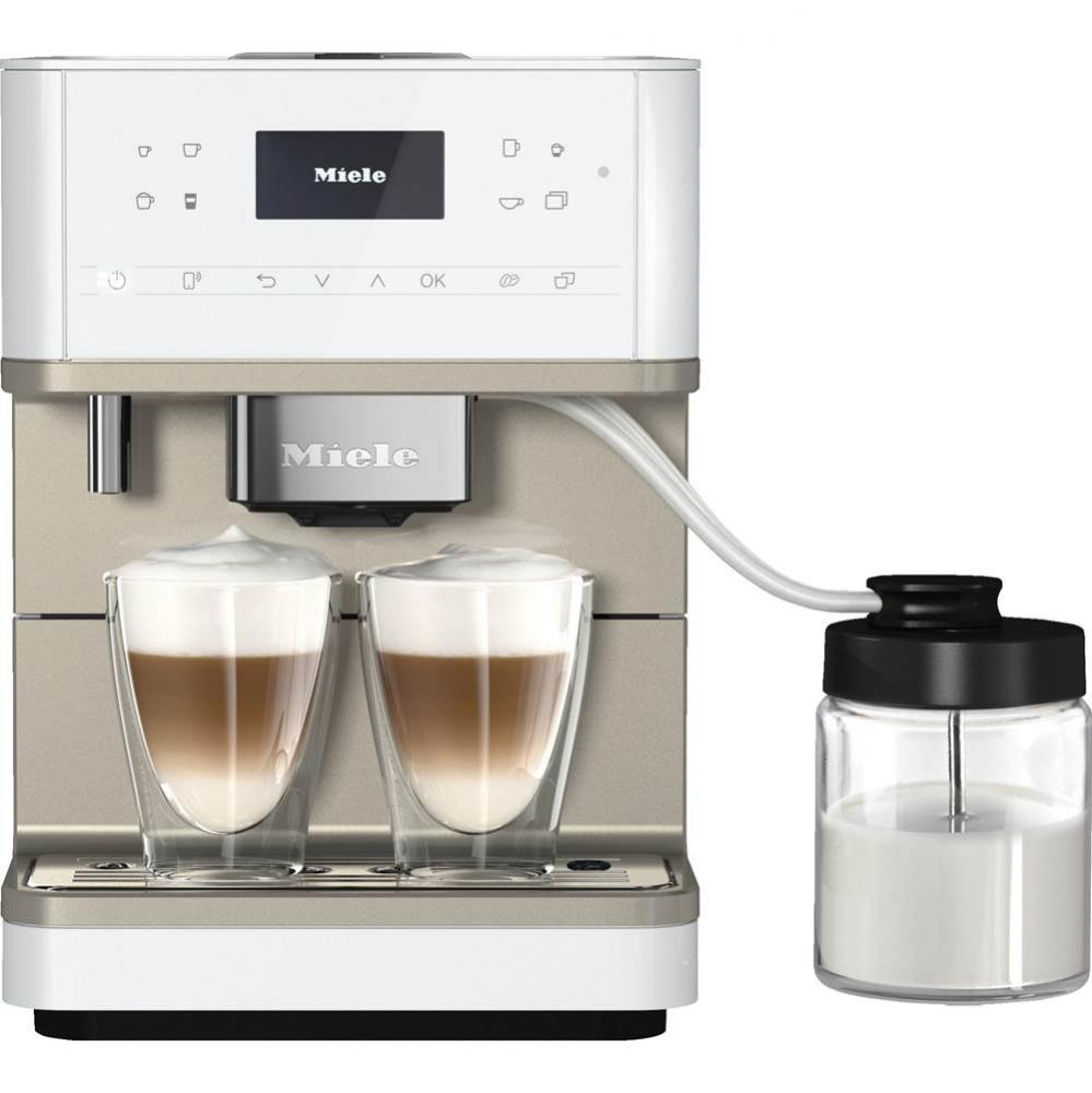 CM 6360 MilkPerfection Lotus White Countertop Coffee Machine