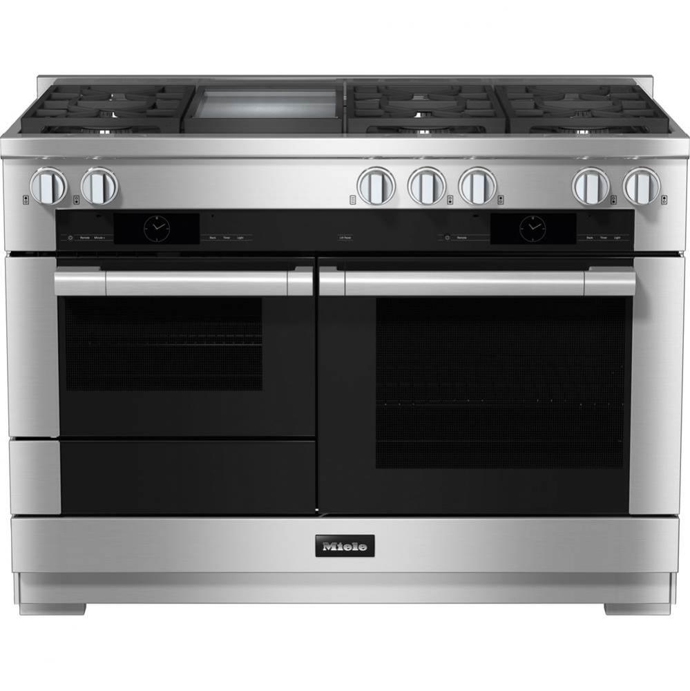 HR 1956-3 LP DF GD - 48'' Duel Fuel Range 6 Burner/Griddle MTouch