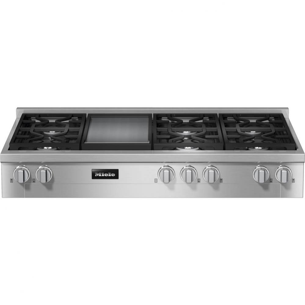 KMR 1356-3 G GD - 48'' Rangetop 6 Burner/Griddle Nat Gas DirectSelect