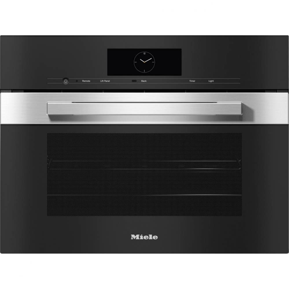 DGC 7845 AM - 24'' PureLine Combi Steam MTouch Plumbed (Clean Touch Steel)
