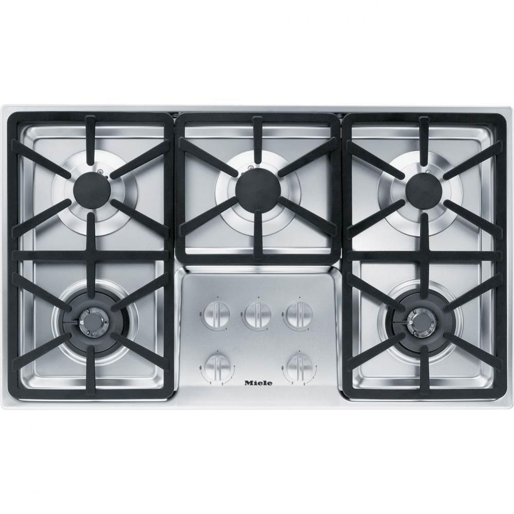 KM 3474 G - 36'' Cooktop Hexa Grates Nat Gas (Stainless Steel)