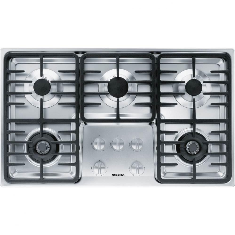 KM 3475 G - 36'' Cooktop Linear Grates Nat Gas (Stainless Steel)