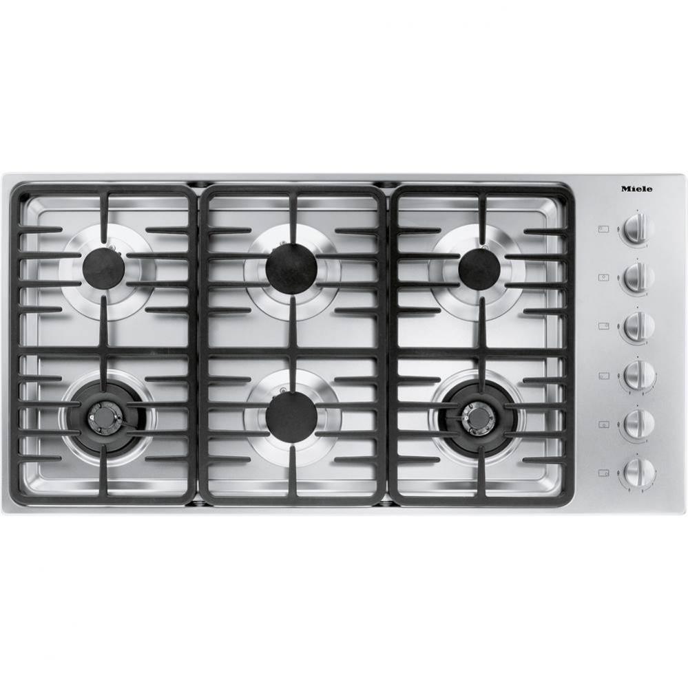 KM 3485 G - 42'' Cooktop Linear Grates Nat Gas (Stainless Steel)