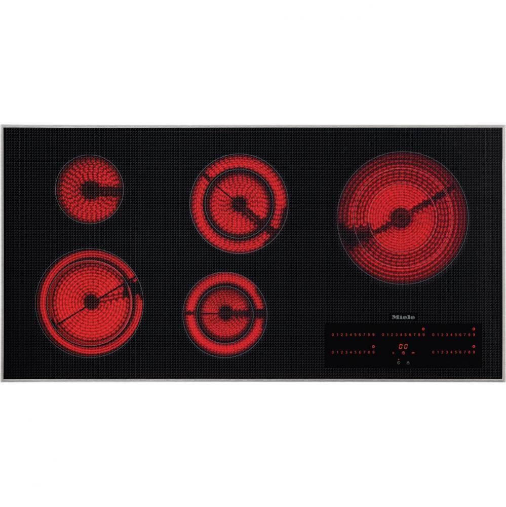 KM 5880 240V - 42'' Electric Cooktop 240 V Touch control (Stainless Steel)