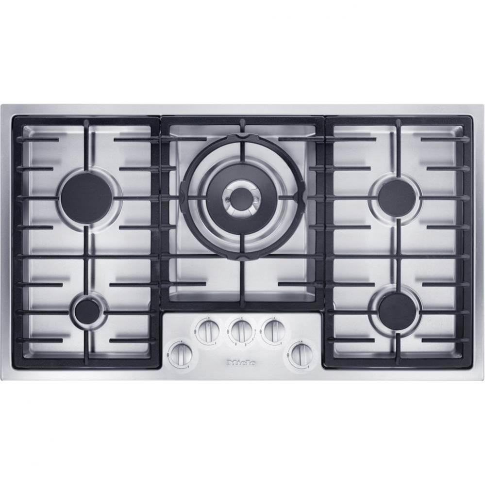 KM 2355 G - 36'' Flush-Mounted Cooktop Nat Gas (Stainless Steel)