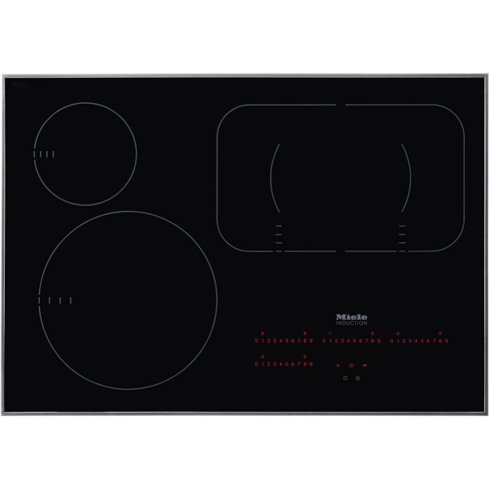 KM 6360 - 30'' Induction Cooktop framed (Stainless Steel)