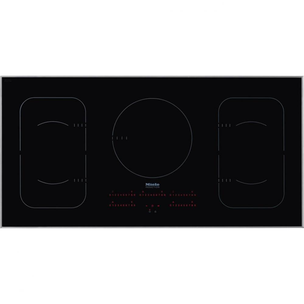 KM 6377 - 42'' Induction Cooktop framed (Stainless Steel)